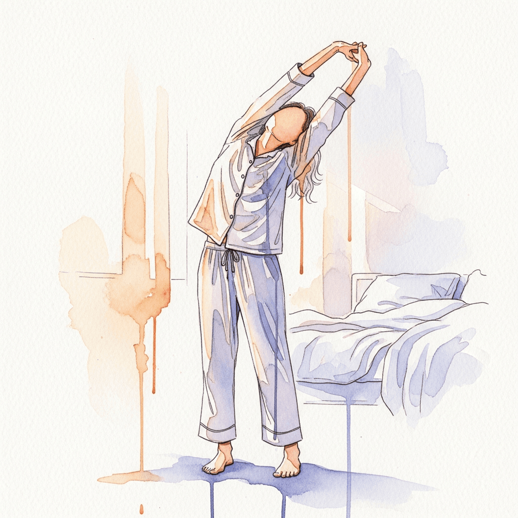 睡前拉伸:不仅助眠,还能加速夜间肝脏排毒?